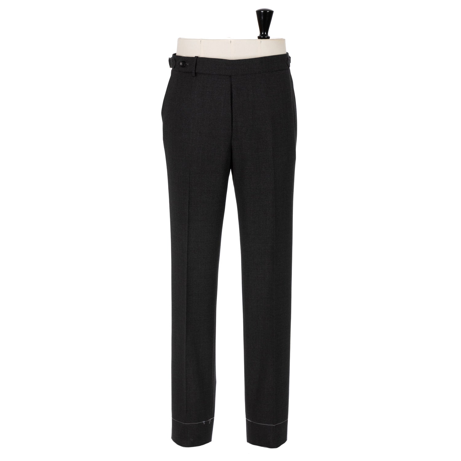 Exclusively for Michael Jondral: Dark Grey Trousers made of "Four Season"-Fresco made of English Wool - Rota Sartorial